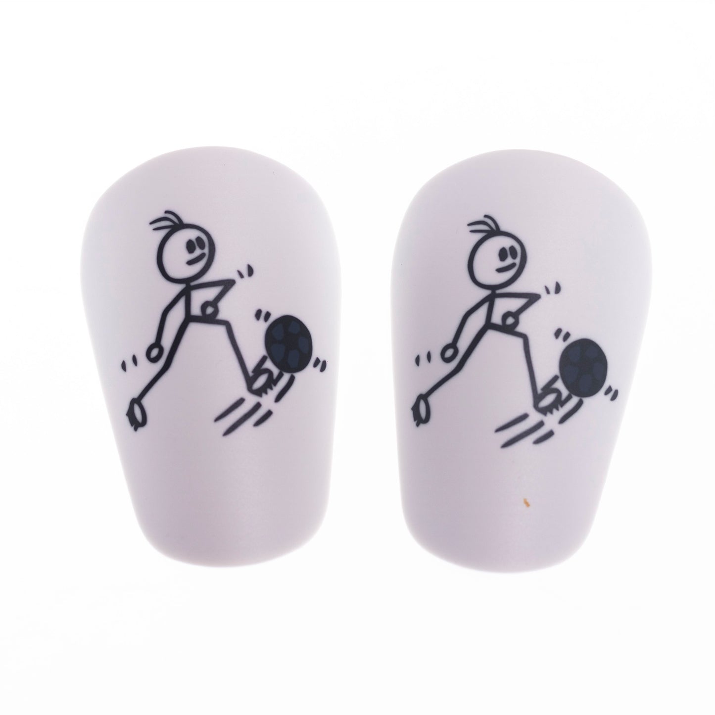 Cartoon Futboler Mini Shin Guards