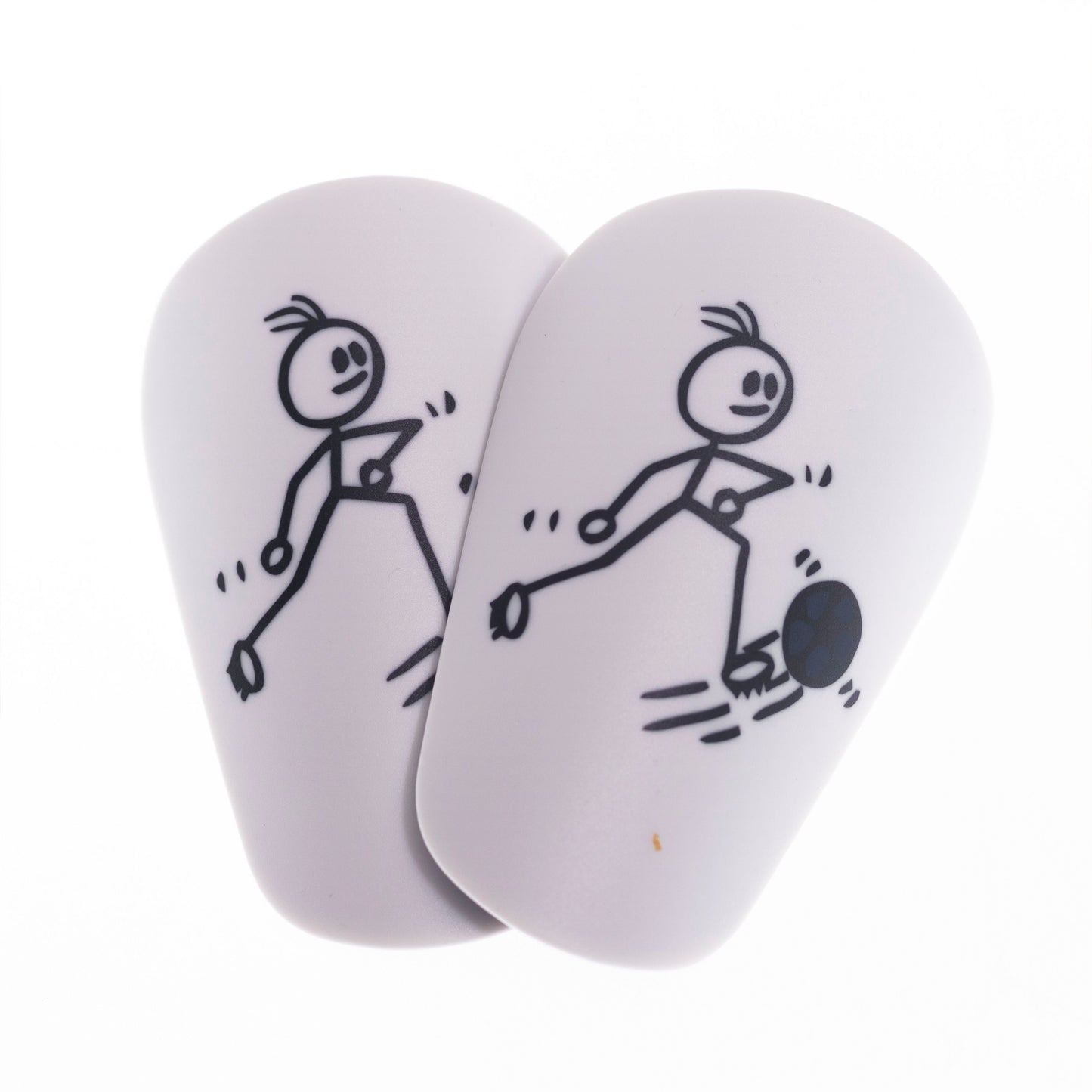 Cartoon Futboler Mini Shin Guards