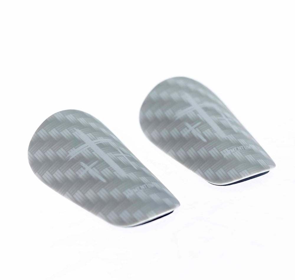 White/White Cross Mini Shin Guards
