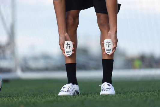 Philippians 4:13 White Shin Mini Guards