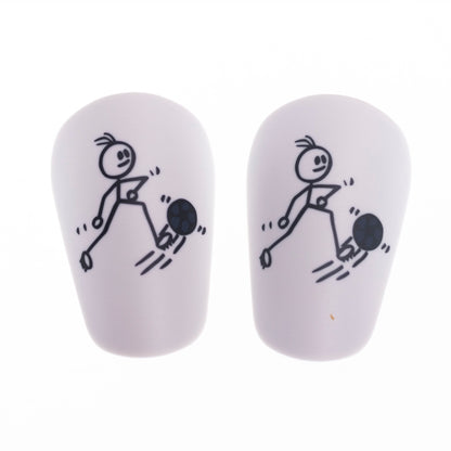 Cartoon Futboler Mini Shin Guards