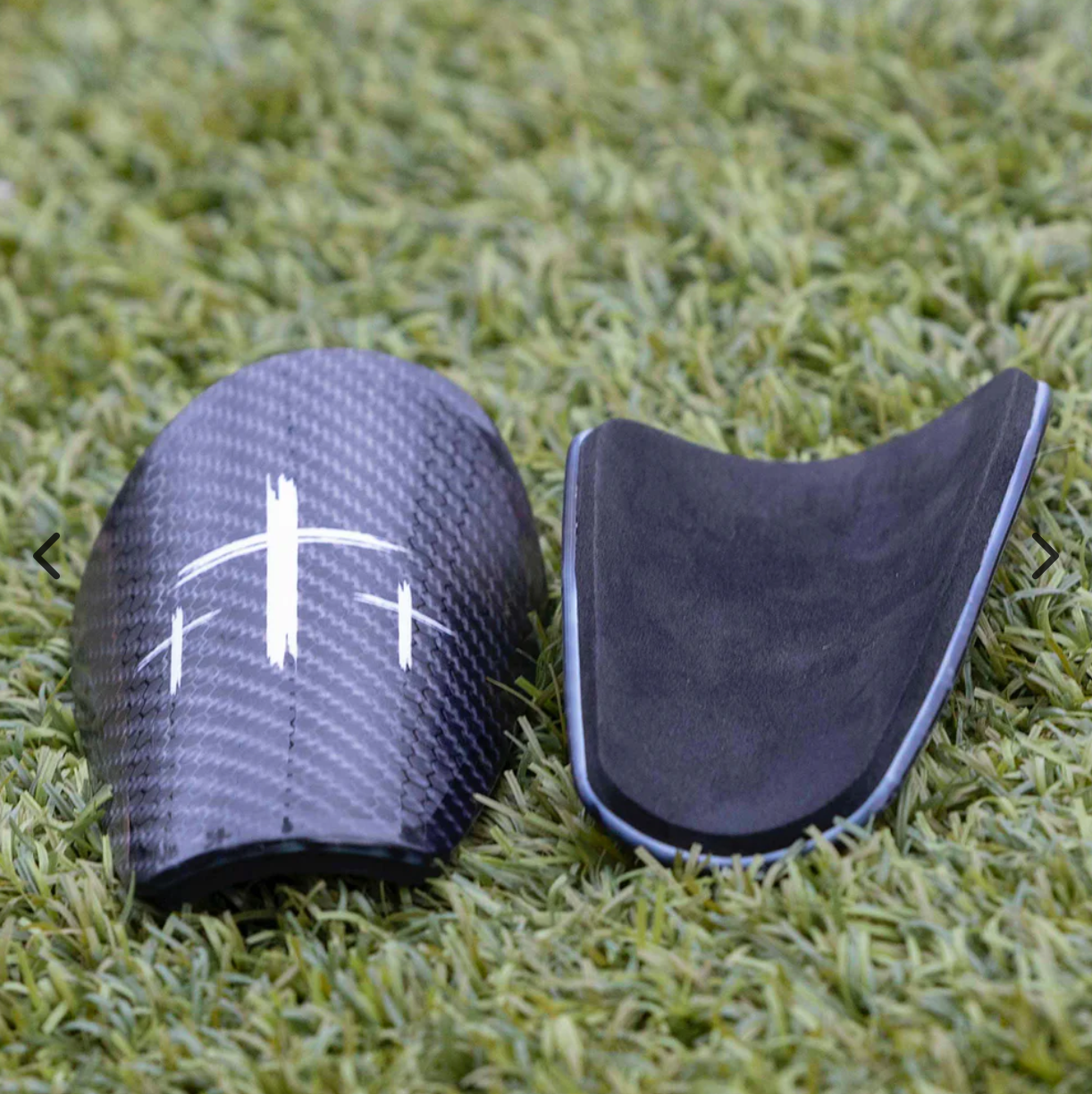 'The Cross' Black Shin Guards